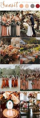 Top 10 Ideen Fur Hochzeitsfarbschemata Fur 2019 Trends Hochzeitsfarbschemata Hochzeitstrends In 2021 Wedding Themes Fall Orange Wedding Colors Wedding Colors