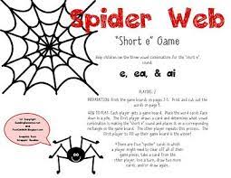 Two Can Do It Short E Spider Web Short E Short Stories For Kids School Fun