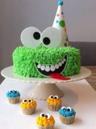 Gateau Monstre Rigolo Decoration Poche A Douille 23 Gateau Anniversaire Rigolo Anniversaire Rigolo Gateau Rigolo
