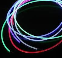 LED Fiber Optic Lighting Flexible Illuminator Light Strip Cable (1m)