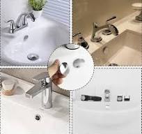 6 Pcs Tapa Agujero Lavabo, Tapa Rebosadero Lavabo, Anillo Desbordamiento  Lavabo, Para Baño Cocina Repuesto De Lavabo : Amazon.es: Hogar y cocina