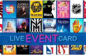 Amazon gift card now available. Live Entertainment Gift Cards Sports Musicals And More Ngc