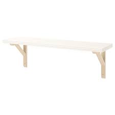 Bergshult Sandshult Wall Shelf White Aspen 31 1 2x7 7 8 Ikea Wall Shelves Ikea Wall Shelves Ikea