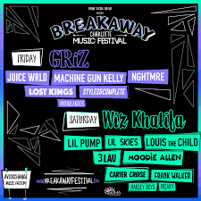 Vanhoy farms, 742 jericho rd, harmony, north carolina (57 miles from charlotte) carolina jubilee is a music and food festival dedicated to raising funds to support the carolina farm trust's mission: Breakaway Music Festival Adds Wiz Khalifa Juice Wrld And Frank Walker Clture