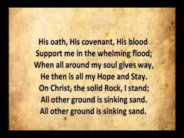 on christ the solid rock i stand with