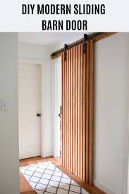 Diy Modern Sliding Barn Door Place Of My Taste Modern Sliding Barn Door Diy Sliding Door Modern Barn Door