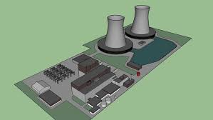 Large Preview Of 3d Model Of Nuclear Power Plant Nuclear Power Plant Power Plant Nuclear Power
