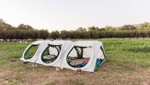 Roller bag with four stakes Alite S Sierra Shack Pop Up Tent Boasts Ingenious Modular Design