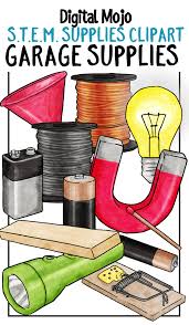 Stem Garage Supplies Clipart Clip Art Science Clipart Household Items