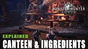Monster Hunter World: Obtaining all canteen foods & drinks