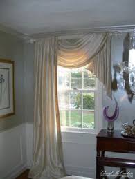 This easy diy no sew window valance is so cheap and easy! 12 Best Window Scarf Ideas Window Scarf Curtains Scarf Valance