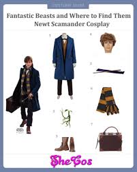 In the wizarding world, scamander is best known for his book fantastic beasts & where to find them, which is a textbook that harry potter and his friends need to have when studying at hogwarts. How To Cosplay Newt Scamander Of The Fantastic Beasts 2018 Shecos Blog
