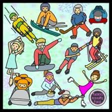 Winter Sports Competition Clip Art Zimni Sport Sport Deti