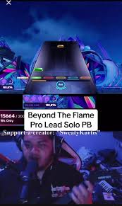 Fingers go BRRRRRR 🤯 Beyond The Flame Solo Pro Lead PB They absolutely  cooked with this jam track!! #fyp #fortnitefestival #festival #epicpartner  #beyondtheflame #epicgames