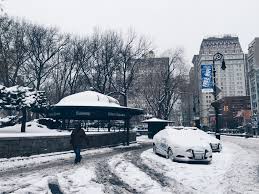 City Weather Snow Showers 25 F I 4 C Nyc Weather Union Square New York City