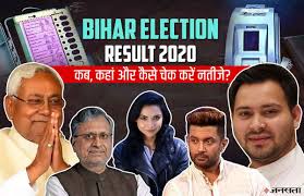 Bihar Election Result 2020 Live Updates Bihar Vidhan Sabha Chunav Result 2020 Election Commission Of India Eci Results On Eciresults Nic In Results Eci Gov In Bihar Election Result 2020 Live Updates Bihar Election Results