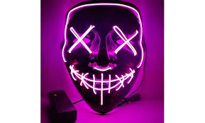 Is made up of a shatterproof polycarbonate window for extra safety. Up To 60 Off On Halloween Led Glow Mask El W Groupon Goods