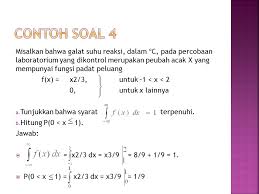 Contoh Soal Variabel Acak Dan Distribusi Peluang Ilmu Pengetahuan 7