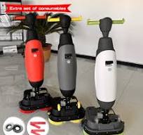 Automatic Battery Powered Electric Floor Cleaning Machine Mini Floor  Scrubber