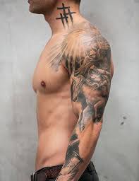 So, quite obvious that the tattoos would come out bright and enhanced. Sleeve Tattoos For Men Neck Tattoo For Guys Best Sleeve Tattoos Cool Shoulder Tattoos