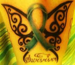 65 best cancer ribbon tattoo designs meanings 2019. Ovarian Cancer Survivor Butterfly Ribbon Tattoo By Fallenswtangel On Deviantart