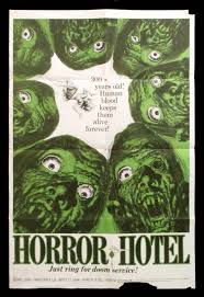 Book Of The Dead The Complete History Of Zombie Cinema Horror Hotel Original 1962 One Sheet Movie Poster Jack Davis Art Horror Posters Horror Movie Posters The Dead Movie