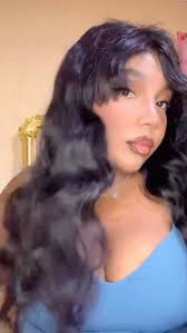Amazon.com : Legendhair Body Wave Glueless Wigs with Bangs for Black Women  Body Wave 5x5 Lace Front Wigs with Bangs Human Hair Loose Body Lace Closure  Wigs Middle Part Wigs 180% Density