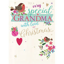 Check spelling or type a new query. Christmas Card Single Grandma Robins Text
