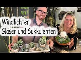 Im garten sieht die sukkulenten deko. Floristik24 Hubsche Deko Aus Sukkulenten Im Modernen Stil Youtube