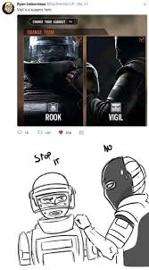 We did not find results for: Vigil Is A Support Hero Rainbow Meme Rainbow Six Siege Memes Memes