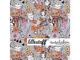 Hast du schon vom global organic textile standard (gots) gehört? Biojersey Lillestoff Susalabim Wunderblumen Hellblau Tigerlilly