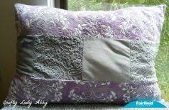 Sterling Silver and Violeta Jumbo Cuddle Pillow