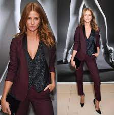 From simple designer wedding suits to a classic wedding tuxedo, there are several types of wedding suits for grooms to rock these days. Burgundy Women Prom Suits Shawl Lapel Wedding Guest Wear For Lady Tuxedos Three Pieces Evening Formal Blazers Sequined Vest Jacket And Pants From Weddingsalon 85 22 Dhgate Com