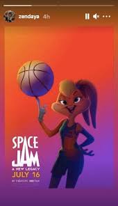 For 31 days from theatrical release. Space Jam A New Legacy S Zendaya Shares Adorable Throwback In Honor Of Lola Bunny Casting Reveal