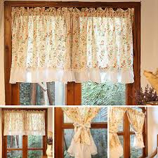 Short Curtain Cafe Window Drape Half