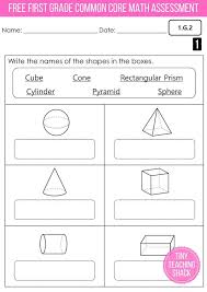 1st Grade Common Core Math Assessments Freebie Common Core Math Assessments Common Core Math Math Assessment