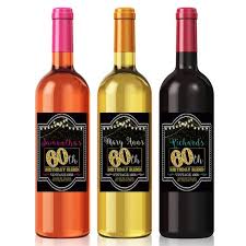 Personalized 60th Birthday Custom Wine Labels Cheers To 60 Years 60th Birthday Gift 60th Party Vintage A Custom Wine Labels Birthday Wine Label Custom Wine