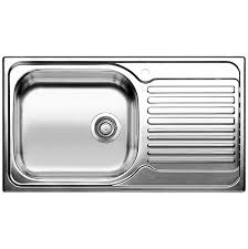 Freestanding stainless steel 1 compartment commercial sink with drainboard. Blanco Canada 400795 At Bathworks Showrooms Turn Your Space From Blah To Spa Ajax Barrie Belleville Kingston St Catharines