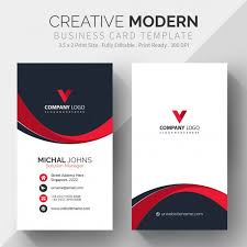 Brother creative center offers a free online business card maker service that provides you with a wide selection of free business card templates so you can. Download Red Shape Visit Card For Free Graphic Design Business Card Business Card Template Design Visiting Cards