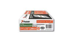 Nails drive flush even into the harder woods and lvl's. Paslode Hot Dipped Galvanized 30 Framing Nails