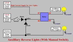 4.5 out of 5 stars 38. Basic Schematic For Wiring Up Aux Reverse Lights With Manual Switch Lights Auxiliary Trailer Plans