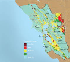 Liquefaction Map Pacific Coast Earthquake Alameda County