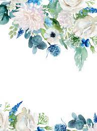 Classic White Flowers Navy The Wedding Of Invitation Zazzle Com In 2021 Flower Phone Wallpaper Blue Flower Png Flower Art