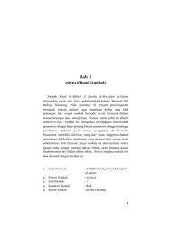 Utusan cinta buat adam 2019 episod 28. Bab I Identifikasi Naskah