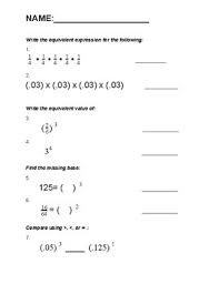 From worksheet on methods of prime factorization to home page. Exponents And Prime Factorization Worksheets Teaching Resources Tpt