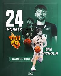 SAM CHISHOLM was in his bag last night, as he dropped a career-high 2️⃣4️⃣  points