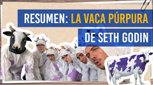 Un libro destinado para expertos en temas relacionados al marketing. La Vaca Purpura Seth Godin Resumen Libro Youtube