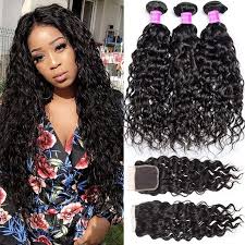 I have grown my hair out for the last 4 years and i am ready to cut it all off. Brazilian Water Wave Human Hair 3 Bundles With 4x4 Inch Lace Closure 9a Unprocessed Wet And Wavy Virgin Hair Bundles With Closure Free Part 20 20 20 18 Closure Virgin Hair Bundles Hair Bundles Human Hair