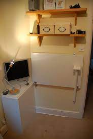 Cupboard Door Folding Desk Ikea Hackers Ikea Folding Desk Ikea Kitchen Cupboards Fold Away Desk