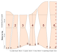 File Underbust Corset Clothing Patterns Svg Wikimedia Commons